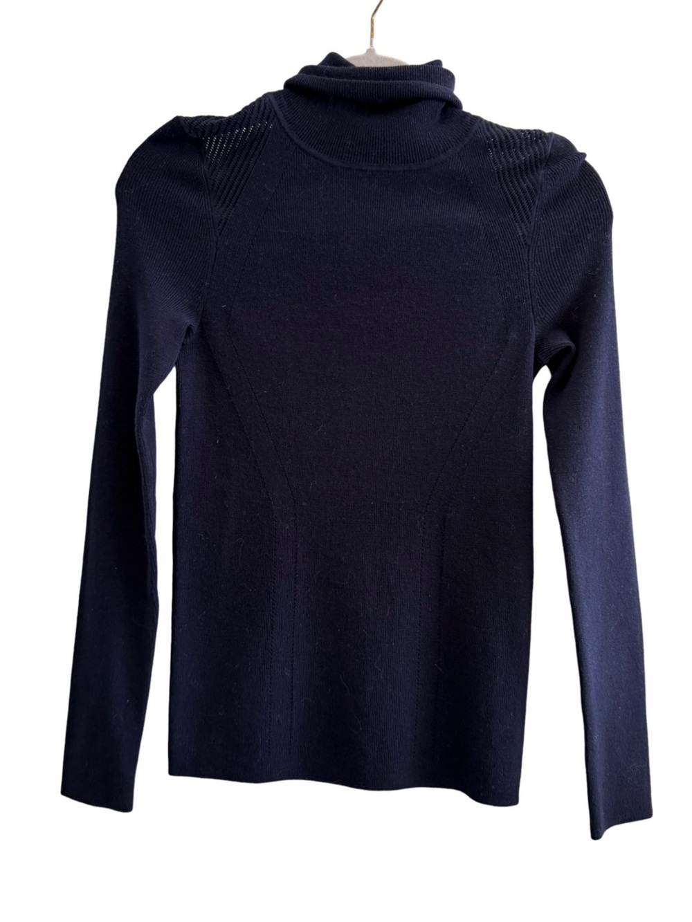 ATHLETA Futures Turtleneck Sweater Navy Blue Size XS - Picture 2 of 7